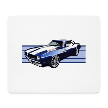 Sports car - Mouse Pad (horizontal) - white - Front