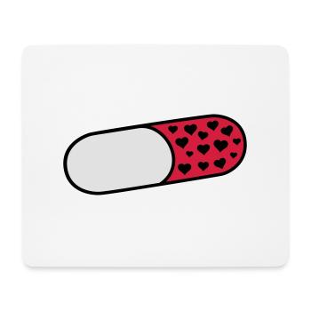Pille - Mousepad (Querformat) - Weiß - Vorne