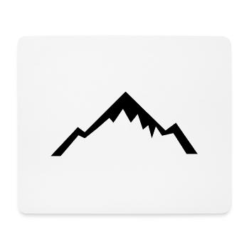 Mountain - Tapis de souris (format paysage) - blanc - Devant