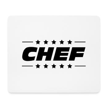 Chef - Mousepad (Querformat) - Weiß - Vorne