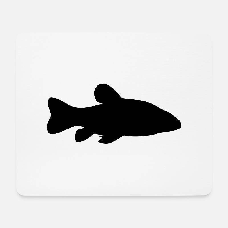 Schleie - Fisch - Fish - Mousepad (Querformat) - Weiß