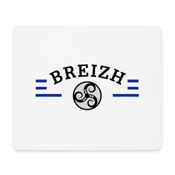 BREIZH - BRETAGNE - TRISKELL - BZH - SYMBOLE - Tapis de souris (format paysage) - blanc - Devant