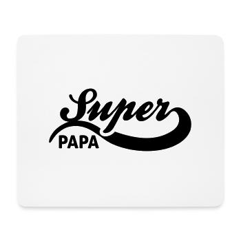 papa - Mousepad (Querformat) - Weiß - Vorne