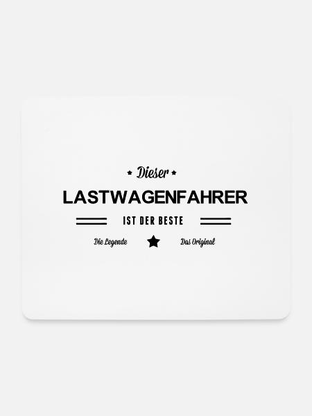 Bester Lastwagenfahrer - Mousepad (Querformat) - Weiß