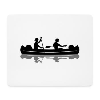 Sport - Kanu - Mousepad (Querformat) - Weiß - Vorne