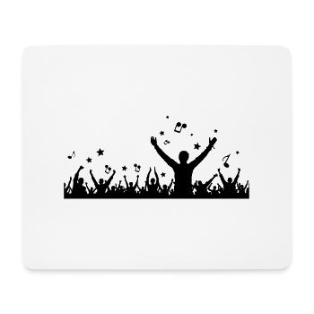 Menschen - Konzert Festival - Mousepad (Querformat) - Weiß - Vorne