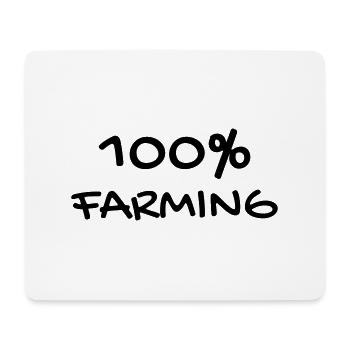 Agriculture / Agriculteur / Ferme / Paysan - Tapis de souris (format paysage) - blanc - Devant