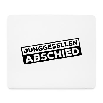 junggesellen abschied design - Mousepad (Querformat) - Weiß - Vorne