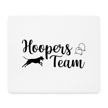 Hoopers Team Hundesport Design - Mousepad (Querformat) - Weiß - Vorne