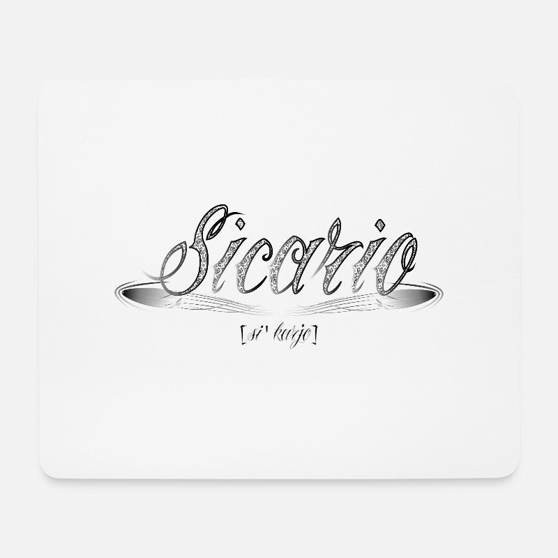 Sicario dos-santos-fashion - Mousepad (Querformat) - Weiß
