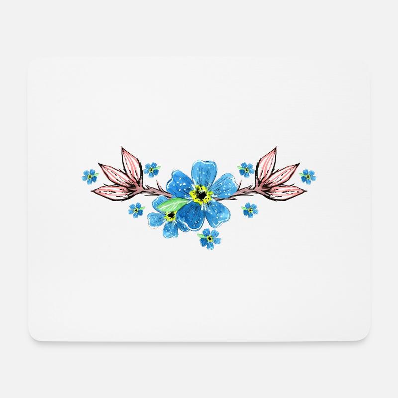 Flowers - Mouse Pad (horizontal) - white