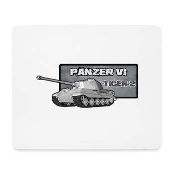 Tank - Mousepad (Querformat) - Weiß - Vorne
