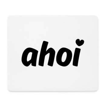 Ahoi heart ahoy heart - Mouse Pad (horizontal) - white - Front
