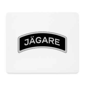Chasseur - Tapis de souris (format paysage) - blanc - Devant