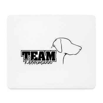 TEAM DOBERMAN Chiens Chiens Wilsigns IGP Sports canins - Tapis de souris (format paysage) - blanc - Devant