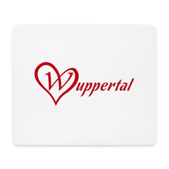 Wuppertal - Tapis de souris (format paysage) - blanc - Devant
