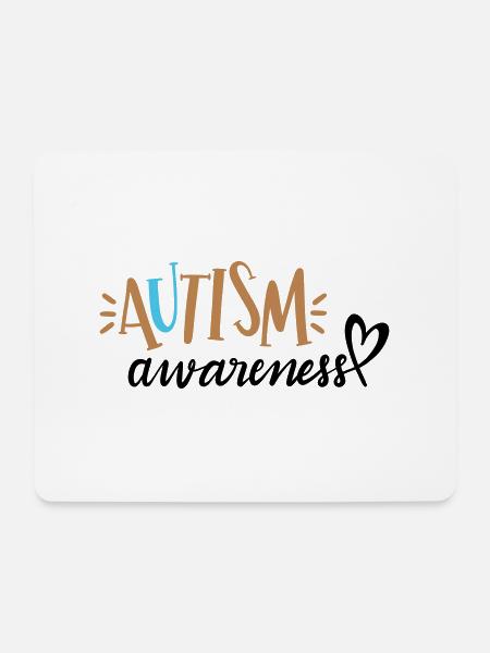 Autism Awareness - Mousepad (Querformat) - Weiß