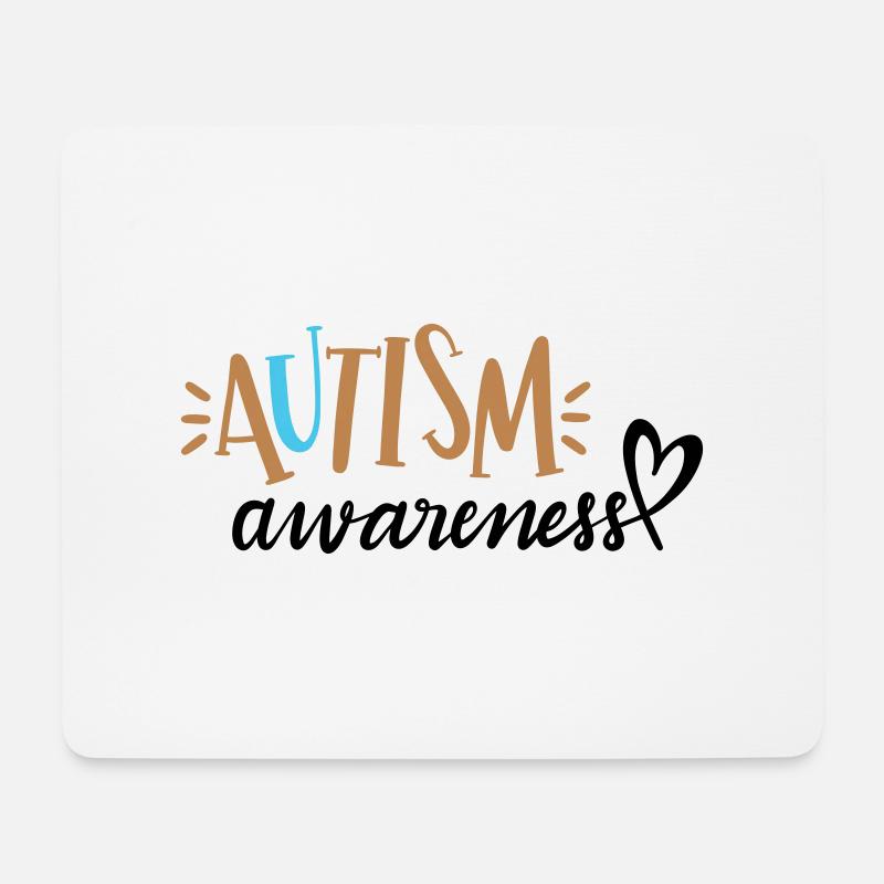 Autism Awareness - Mousepad (Querformat) - Weiß