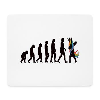 Einhorn Evolution - Unicorn Evolution - Mouse Pad (horizontal) - white - Front