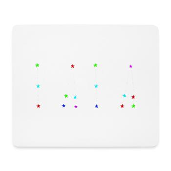 Papa Stars - Mouse Pad (horizontal) - white - Front