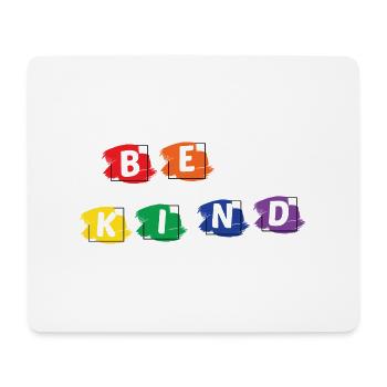 Be Kind Gay Pride Lgbtq Rainbow Transgender Bisexu - Mousepad (Querformat) - Weiß - Vorne