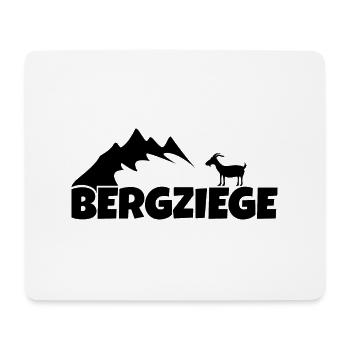 Bergziege Lustig Wandern Erzgebirge - Mousepad (Querformat) - Weiß - Vorne