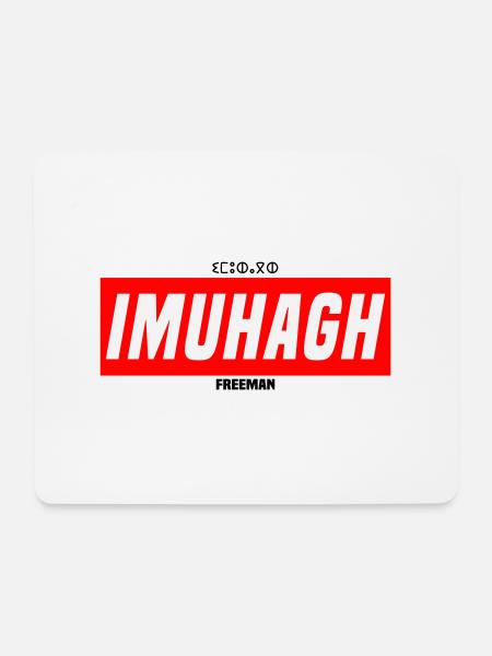 IMUHAGH - Mousepad (Querformat) - Weiß