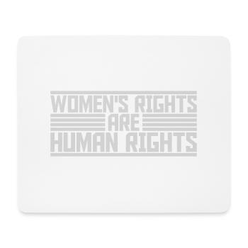 citation féministe sur les droits des femmes - Tapis de souris (format paysage) - blanc - Devant