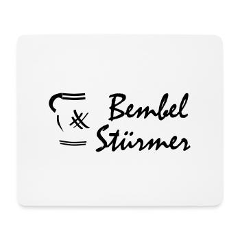 Bembel Stürmer #100%Hessen #069 #FrankfurtLiebe - Mousepad (Querformat) - Weiß - Vorne