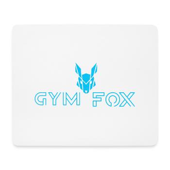 GYM FOX - Motivating Gym and Fitness Designs - Mouse Pad (horizontal) - white - Front