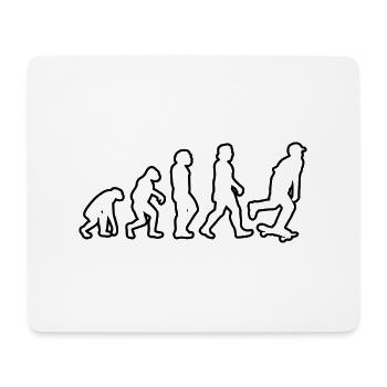 Skateboard Sakten Skateboarding Longboard Skater - Mousepad (Querformat) - Weiß - Vorne