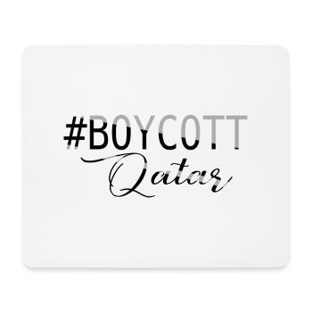 BOYKOTT KATAR - Mouse Pad (horizontal) - white - Front