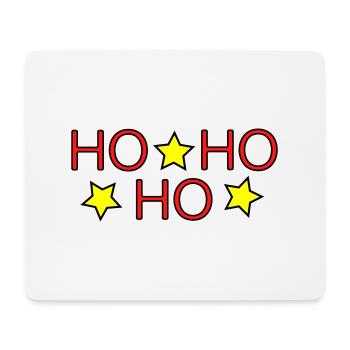 HO HO HO II - Tapis de souris (format paysage) - blanc - Devant