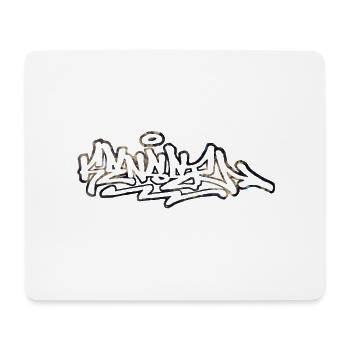 "KENSER" Transparent Graffiti - Mousepad (Querformat) - Weiß - Vorne