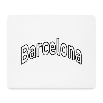 Barcelona - Mousepad (Querformat) - Weiß - Vorne
