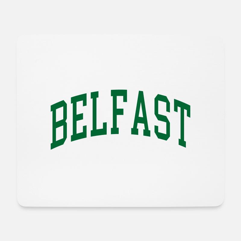Belfast - Mouse Pad (horizontal) - white