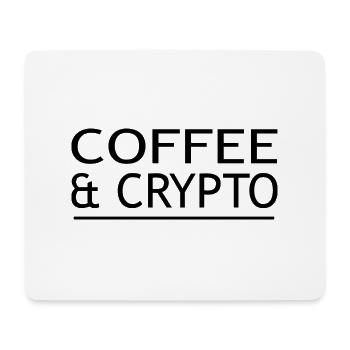 Bitcoin Trading Crypto Aktien - Mousepad (Querformat) - Weiß - Vorne