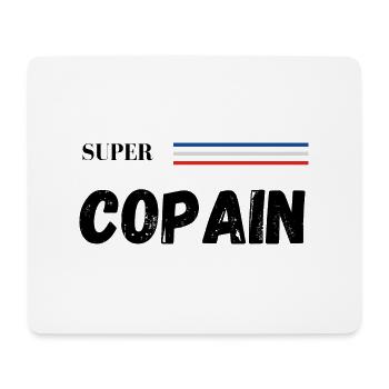 super copain - t-shirt assorti - Tapis de souris (format paysage) - blanc - Devant