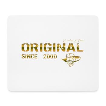 Original since 2000 - Mousepad (Querformat) - Weiß - Vorne