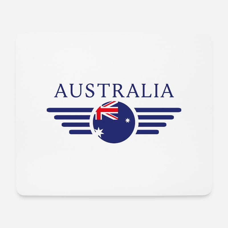Australien - Mousepad (Querformat) - Weiß