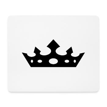Joli design « diadème » pour elle - Tapis de souris (format paysage) - blanc - Devant