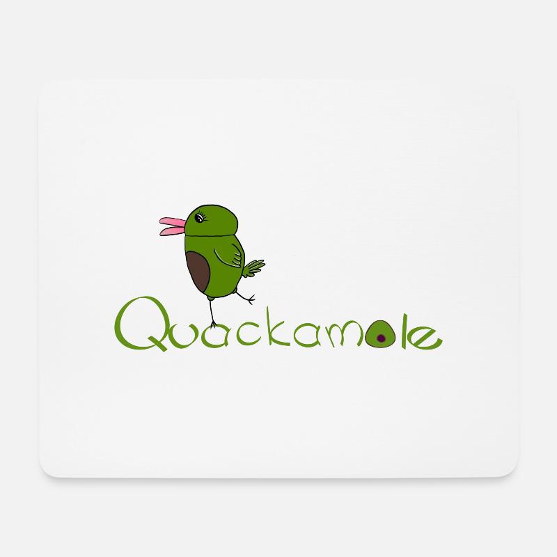 Quackamole - Mousepad (Querformat) - Weiß