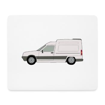 White Van French Snowy - Mouse Pad (horizontal) - white - Front
