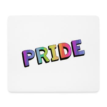 LGBTQ+ PRIDE SCHRIFTZUG - Mousepad (Querformat) - Weiß - Vorne