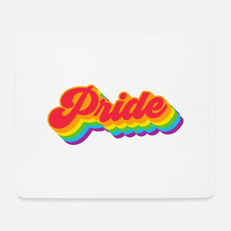 Pride | LGBTQIA+ | Show some love - Mousepad (Querformat) - Weiß