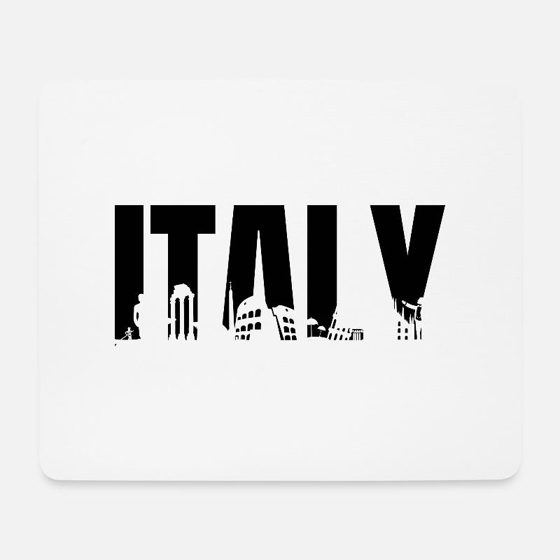 Stadt Italien - Mousepad (Querformat) - Weiß