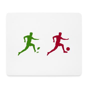 fußball spieler italy - Mousepad (Querformat) - Weiß - Vorne