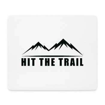 Trail Run Ultra Trail Running Mountain Trekking Running - Mouse Pad (horizontal) - white - Front