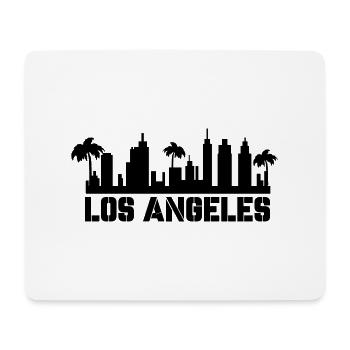 los angeles - Mousepad (Querformat) - Weiß - Vorne