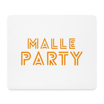Malle Party, Mallorca, Malle, Party, Bierkönig - Mousepad (Querformat) - Weiß - Vorne